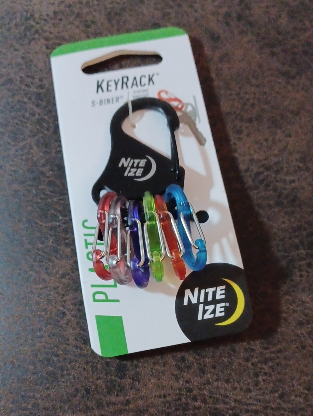 4/$30 New Nite Ize KeyRack Colourful Plastic S-Biner